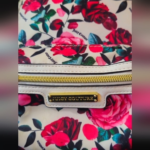 Juicy Couture Rosie Mini Backpack - Red and Cream main image 4